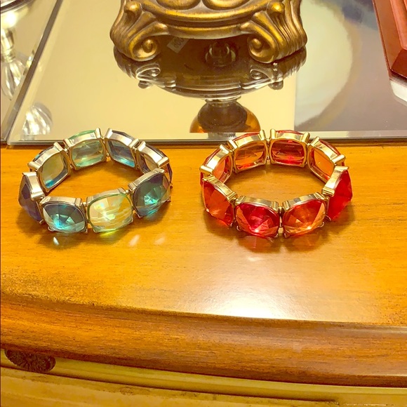 Ann Taylor Costume Bracelets In Silver and Gold - Picture 1 of 5